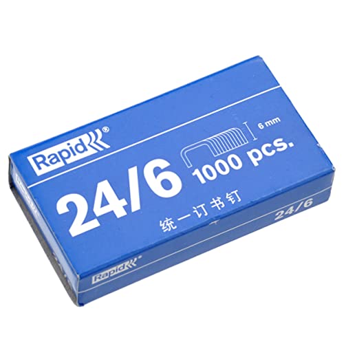 Miniatura 3 de Engrapadora resistente 1000 grapas de alta calidad 246 0.236 in galvanizado grapas para escritorio oficina trabajo profesor