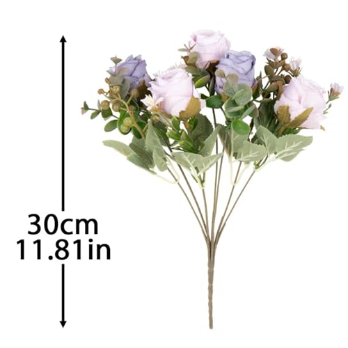 Ramos de rosas artificiales que no se marchitan para decorar tu jardín 3
