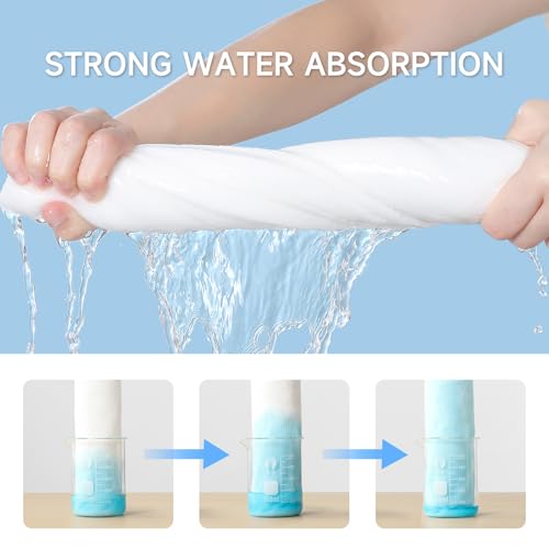 Image of Disposable Bath Towels, Large Disposable Towel Tablets Disposable Towels Portable Thick Paper Towel Reusable Suitable for Hiking Camping Sports Swimming and Traveling, 55.1 x 27.5 Inches 10 PCS