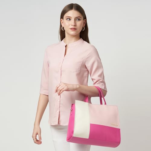 Image of Caprese Jelly Large Satchel Bag for Women with Adjustable & Detachable Strap | Multiple Compartments | Versatile Shoulder, Crossbody & Handheld Bag for Work, Travel, and Everyday Use