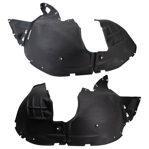 Image of TRQ Front Inner Fender Liner Set Compatible with 2017-2018 GMC Acadia GM1248290 GM1249290