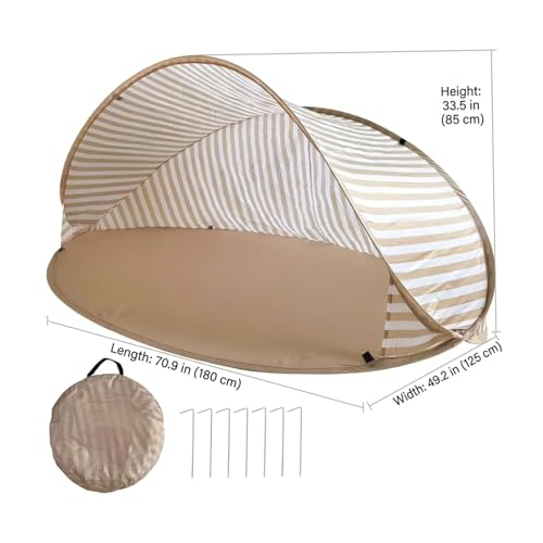 Tienda de playa para niños ideal para acampar al aire libre en parques y arena 5