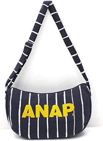 Amazon Anap アナップ Anap ロゴスウェットショルダーバッグ ネイビー F ショルダーバッグ