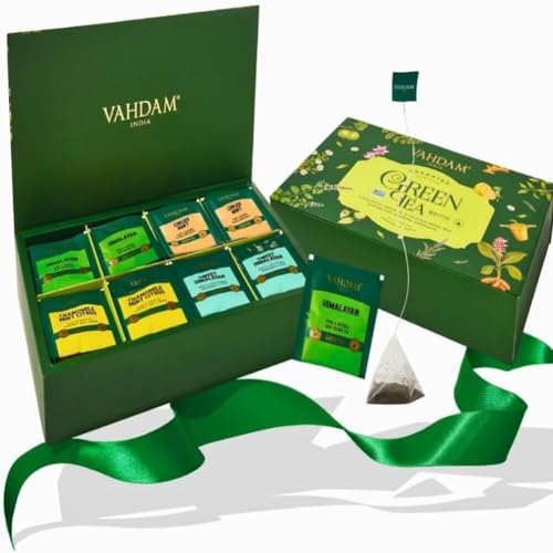 VAHDAM Tè Verde Assortiti, 80 Bustine