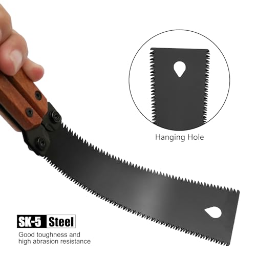 Serrucho plegable de mano 5.5 pulg para jardín miniatura 5