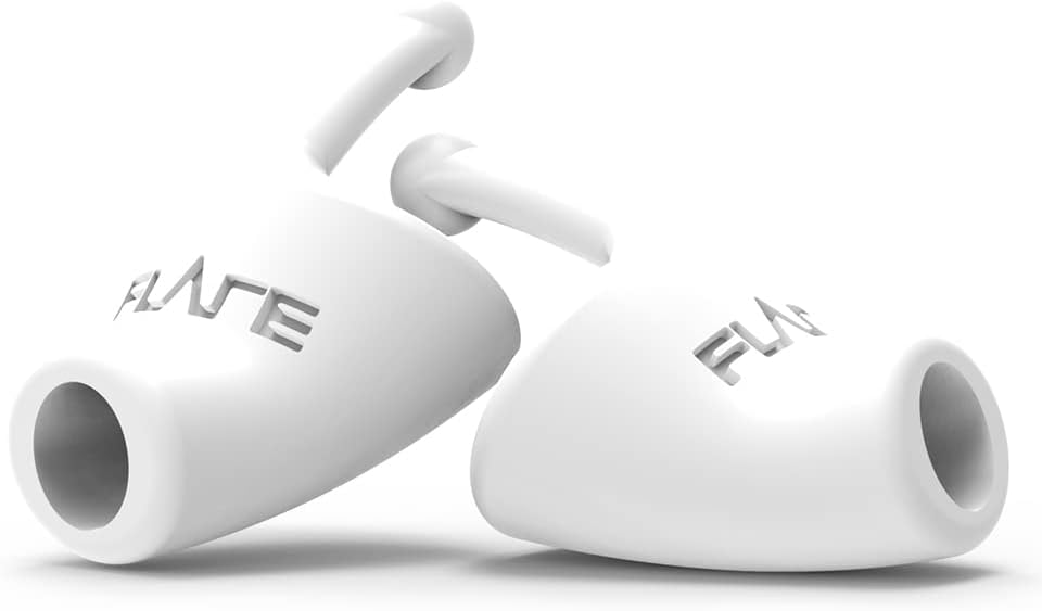 Flare Calmer Night – Sleeping Ear Plugs Alternative – Reduce Annoying Noises Without Blocking Sound – Extra Soft Reusable Silicone - White