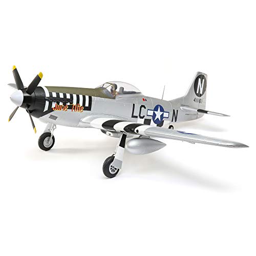 E-flite P-51D Mustang 1.2M Rc Airplane, Silver