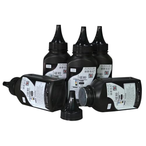 5 Botellas de tóner en Polvo Compatible con M1005 M1005MFP M1319F M1319MFP 1010 1012 para impresoras láser