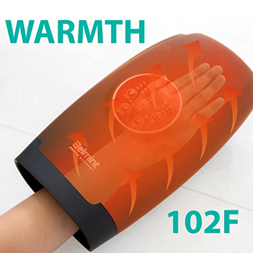 Belmint Hand Massager - Compression Hand Massager With Heat And Vibration - Provides Relief For Carpal Tunnel, Arthritis, Cramping, Wrist Or Hand Pain #TOP4