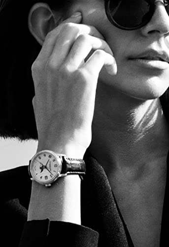 Raymond Weil Maestro Women’s Automatic Watch, Moon Phase, Diamonds, Arabic Numerals, Rose Gold PVD Plating, Genuine Leather Strap, 34mm (Model: 2139-P5S-05909)4