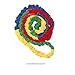 Cooperative Stretch Band Training Toy Creative Supplies Colorful Movement Props Elastic Rope for Workout Lawn Fitness Adults, 15m