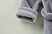 Baby Robe Baby Solid Bathrobe Cotton Plush Hooded Bath Robe Towel Pajamas (Grey, 18-24 Months)