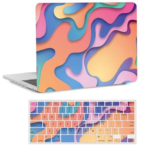Funda MacBook Air 13 para Estudiantes y Oficina Carcasa Protectora Tacto Suave con Arte Chulas