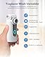 Inhalationsgerät Kinder, Inhalationsgerät für Erwachsene Kinder, Schweigen Vernebler, Inhalator Tragbar Inhaliergeräte für Atemwegserkrankungen, Inhalator mit Mundstück und 2 Maske - Grau