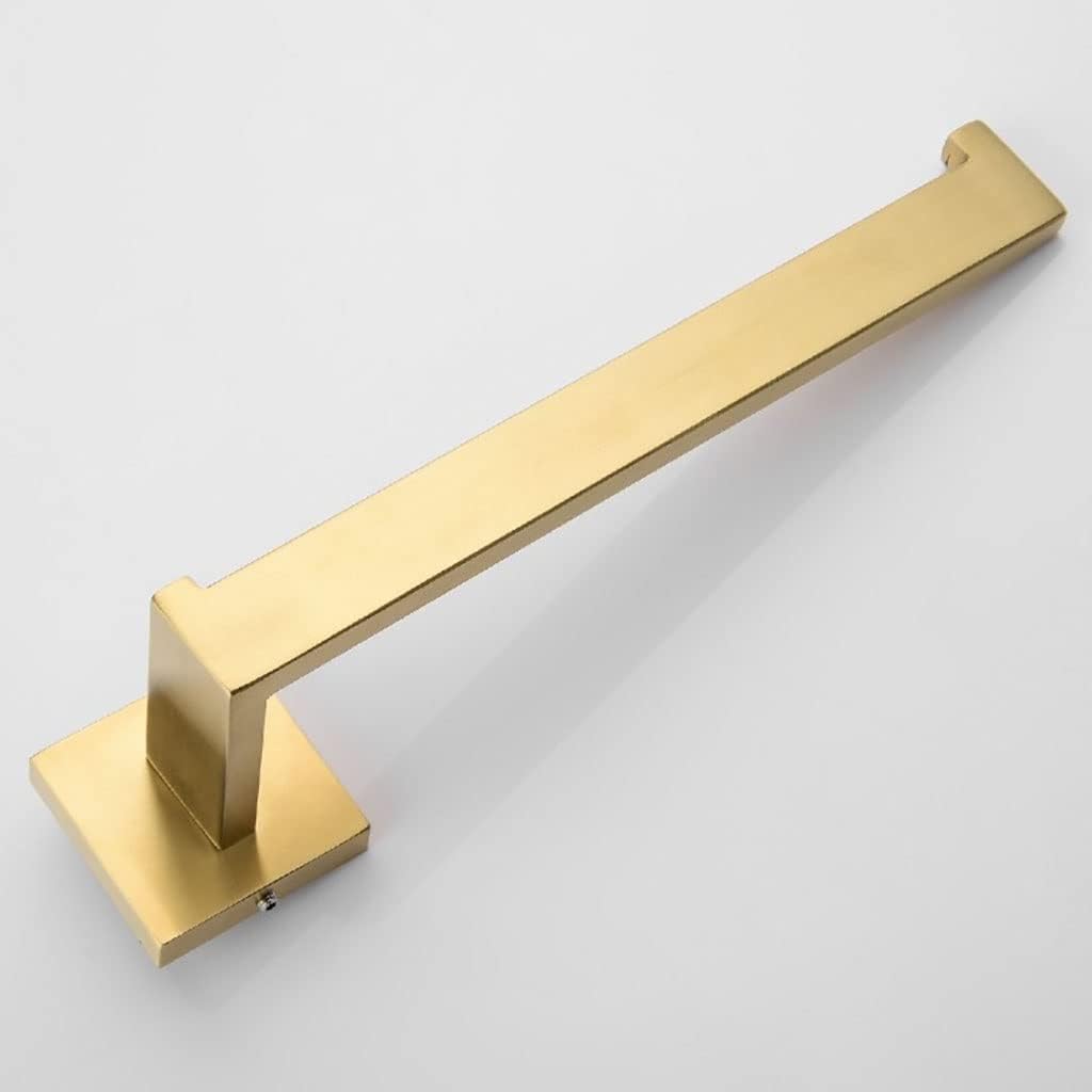 Wall Mounted Towel Ring, Retro Stainless Steel Construction Towel Rail for Bathroom Kitchen, Short Towel Holder, Brushed Gold Finished Wall Mounted,