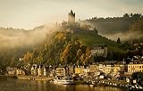 LHJOYSP Puzzle 1000 pièces Enfant Château de rivière de Ville cochem Moselle Allemagne 75x50cm