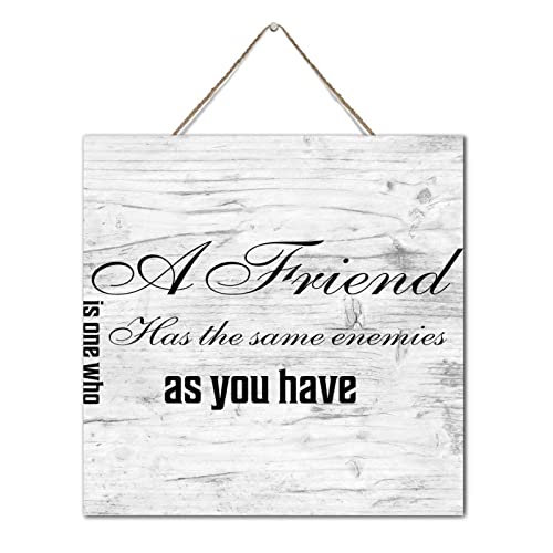 Cadeau original amitié plaque de bois pour anniversaire - 3