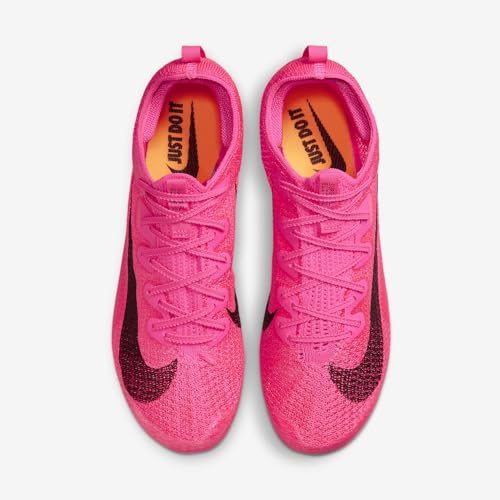 Nike Zoom Superfly Elite 2 Track & Field Sprinting Spikes (CD4382-600, Hyper Pink/Laser Orange/Black) Size 6.54
