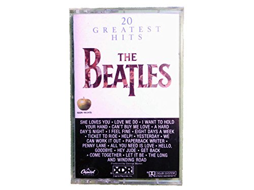 The Beatles 20 Greatest Hits Cassette Tape