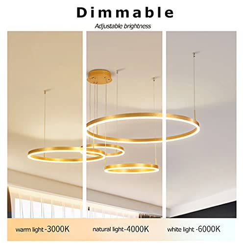 Intensité variable avec télécommande pour suspension LED design
