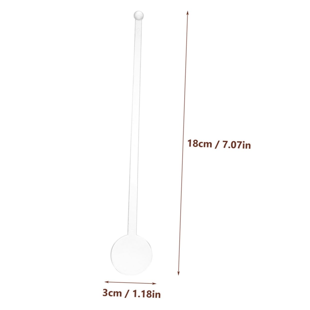 ABOOFAN 160pcs Clear Cocktail Stirring Sticks Reusable Drink Stirrers for Hot Juice and Cocktails Lightweight Elegant Party Supplies for Home Bartending