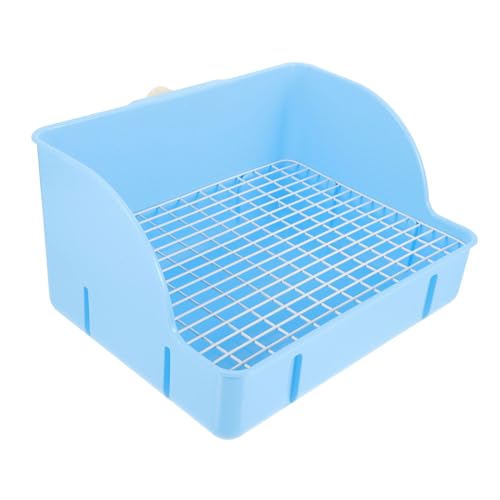 YARNOW 箱 ペットトイレ 洗える トイレ砂トレイ 消火栓 カバー 犬用マット 蓋 ペット用トイレ砂 小動物用トイレ 猫用トイレ 小動物のトイレ ペットケージ プラスチック Sky-blue