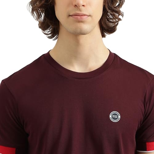 Image of UNITED COLORS OF BENETTON Men's Solid Regular Fit Polo Shirt