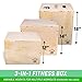 GoSports Fitness Launch Box 3-in-1 Adjustable Height Wood Plyo Jump Box for Exercises of All Skill Levels