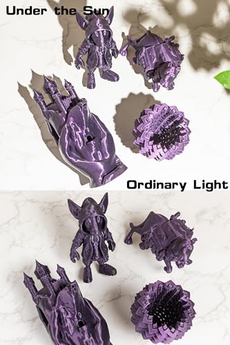 Filamento PLA morado oscuro camaleón para impresora 3D - Fernando Cortés