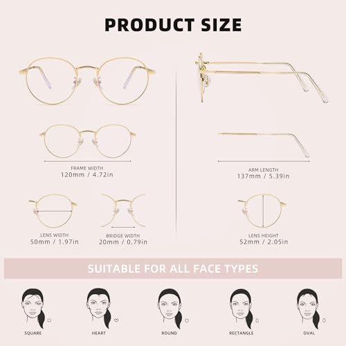 Image of KINGSEVEN Anti-Blue Light Glasses,Ultra-Light Frame Glasses For Men And Women, Prevent Eye Fatigue And UV Glare