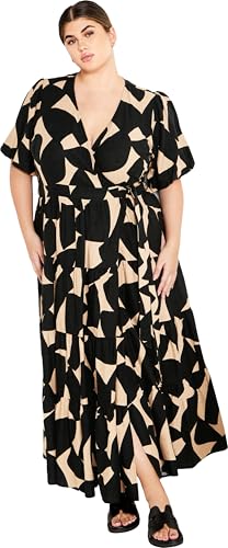 Image of City Chic Plus Size Dress, Jezebel Maxi Dress