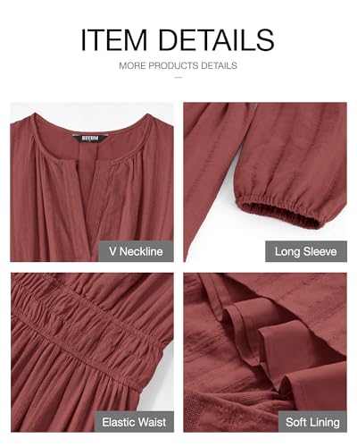 Women's Long Sleeve Dresses - image 4