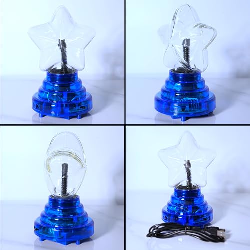 Image of Plasma Star,Plasma Ball Lamp，Plasma Globe ，Flashmen Science Toy，Fancy Club Decor and Science Education Gifts，Plasma Ball Sensor Lighting Globe with Music,Voice and Touch Response
