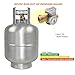 Flame King 20LB Aluminum Propane Tank with Gauge & OPD Valve, Corrosion-Resistant and Rust-Free, Lightweight, Great for Marine Applications, Grills and BBQs, Camping, Fishing, & Outdoor Activities