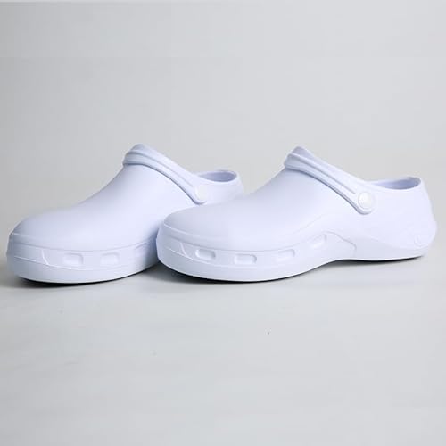 Zedazoom Chef-Schuhe wasserdichte, ölbeständige Clogs Leichte, stoßdämpfende Herren- und Damen-Stahlkappenschuhe für Gartenarbeit, Krankenhäuser, Lagerhäuser und Restaurants. – Bild 7