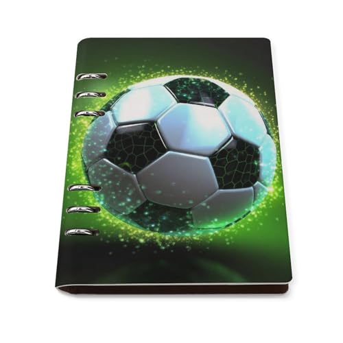 Carnet de notes cool en cuir synthétique A5 avec 90 feuilles blanches