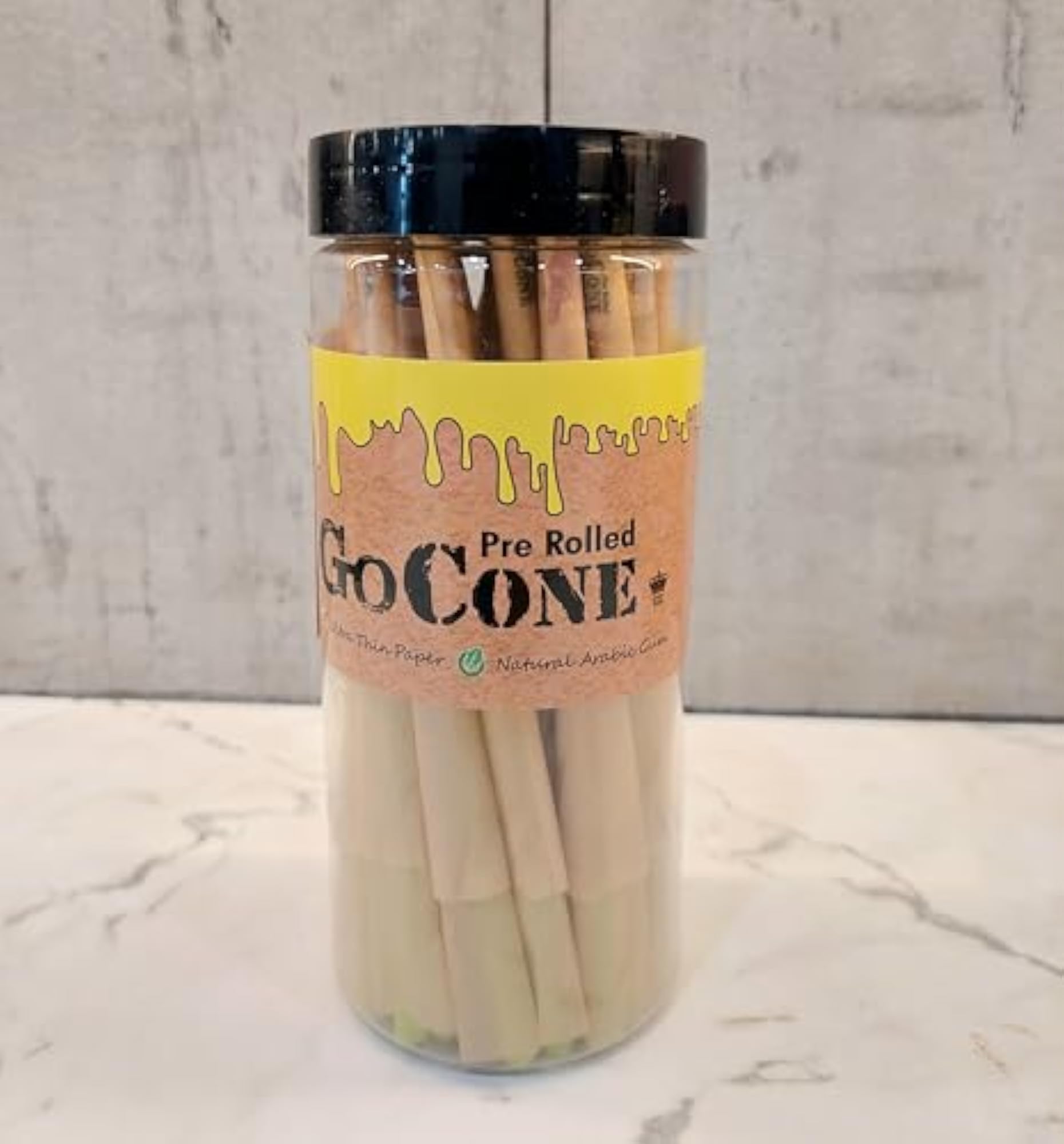 Premium Unbleached King Size Pre-Rolled Cones Pack of 50
