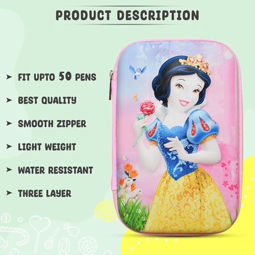 Image of Stylbase Cartoon Printed Pencil Case Shaped Pencil Pouch, Large-Capacity Pencil Case with Zipper, Multipurpose Pen & Pencil Pouch for School Supplies for Boys & Girls (Color May Vary) (BR Jumbo)