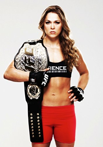 Ronda Rousey UFC Poster, 36 x 24 inches, Framed, Black, Modern, Contemporary, Bedroom