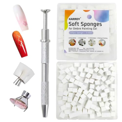 Nail Sponges for Ombre Gel Polish Patting Sponge Grabber Pat Nails Art Tool