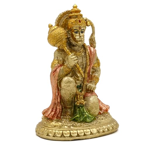 alikiki Hindu Ramayana, Hanuman Statue, Indian Statue, Hindu Believers, Rama Temple Altar Sculpture, India Home Office Temple Mandir Puja Item