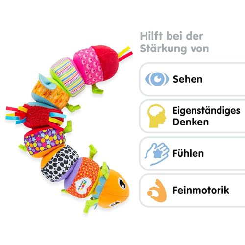 Lamaze Mix & Match Caterpillar Kuscheltier für Baby, Babys Aktivität Sortierspielzeug, für neue Eltern… – Ansicht 2