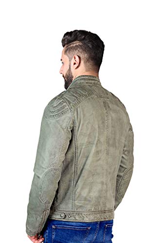 GRAY Color Casual Style Leather Jacket – Zipper Closure Fashion for Boys & Biker Fans2