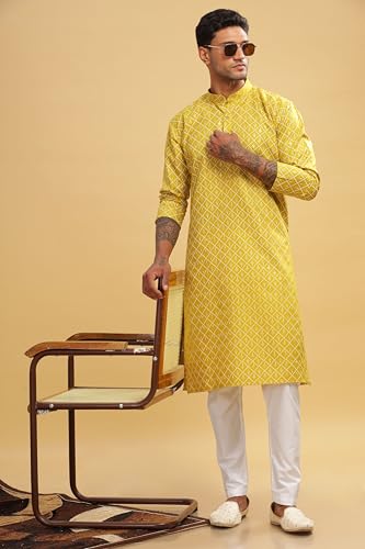 Image of BE ACTIVE Cotton | Traditional and Elegant Look | Indian Kurta for Men | Full Sleeve Kurta