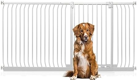 Bettacare Extra Tall Elite Dog Gate, 71cm - 80cm, Matt Black, Extra Tall 96.8cm in Height, Pressure Fit Pet Gate for Dog and Puppy, Pet and Dog Barrier, Easy Installation
