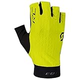 Scott RC Premium Kinetech Fahrrad Handschuhe kurz gelb/schwarz 2021: Größe: S (8)