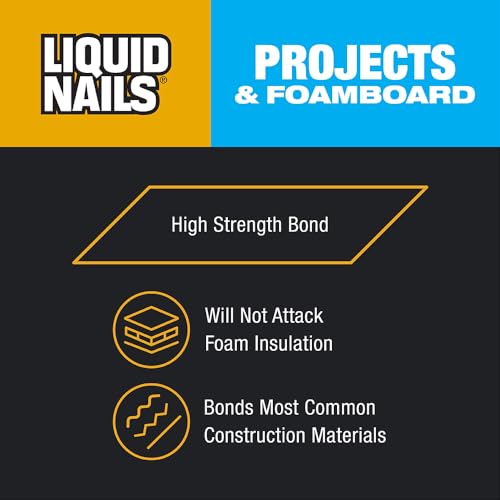Image of Liquid Nails Latex Projects 10 oz Off-White Interior Projects and Foamboard Adhesive