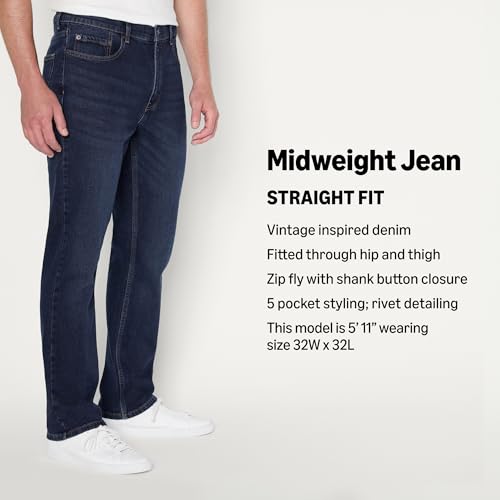 Image of Amazon Essentials Men's Low Stretch Straight-Fit Jeans