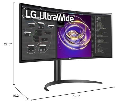 Image of LG 34WP85CN-B.AUS 34 inch Curved UltraWide QHD IPS HDR Monitor with USB Type C