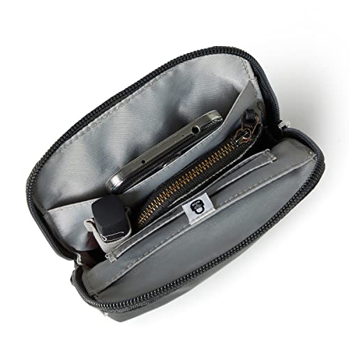 Baggallini Womens Securtex® Anti-Theft Activity Crossbody Bag Cross Body, Charcoal, One Size Us #TOP3
